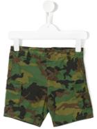 Babe And Tess Camouflage Print Shorts, Toddler Boy's, Size: 18 Mth, Green