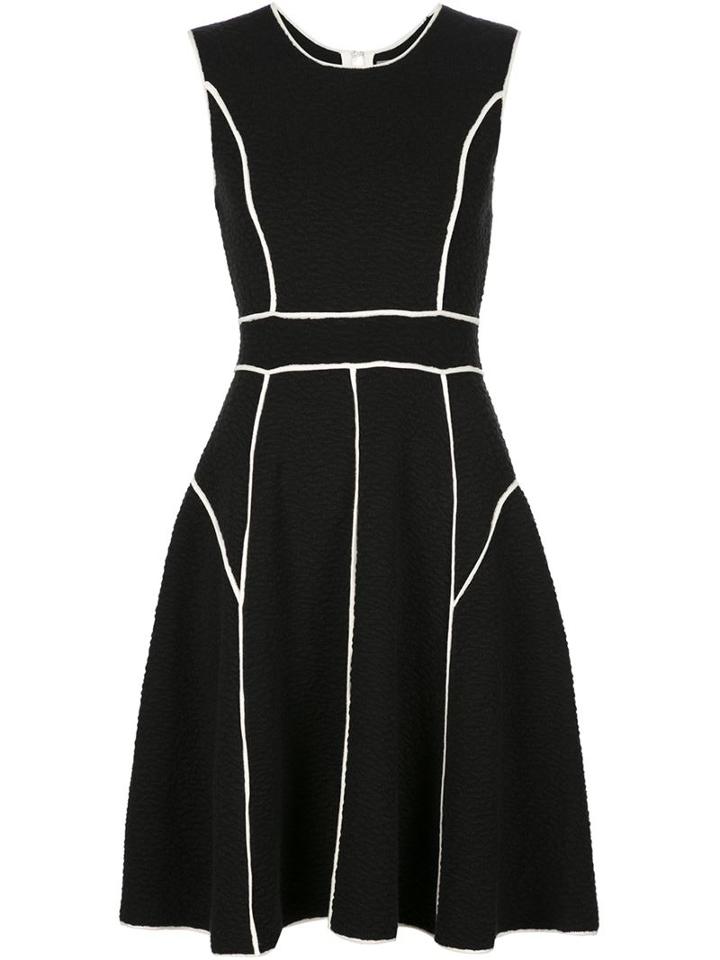 Lela Rose Flared Panel Dress