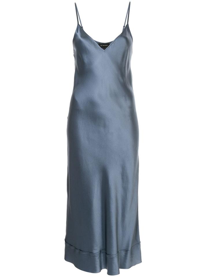 Lee Mathews Shift Slip Dress - Blue