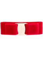 Salvatore Ferragamo Vara Bow Hair Clip - Red