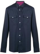 Calvin Klein Flap Pockets Shirt - Blue