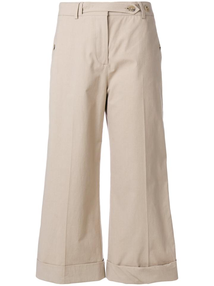 Ermanno Scervino High Waisted Culottes - Nude & Neutrals