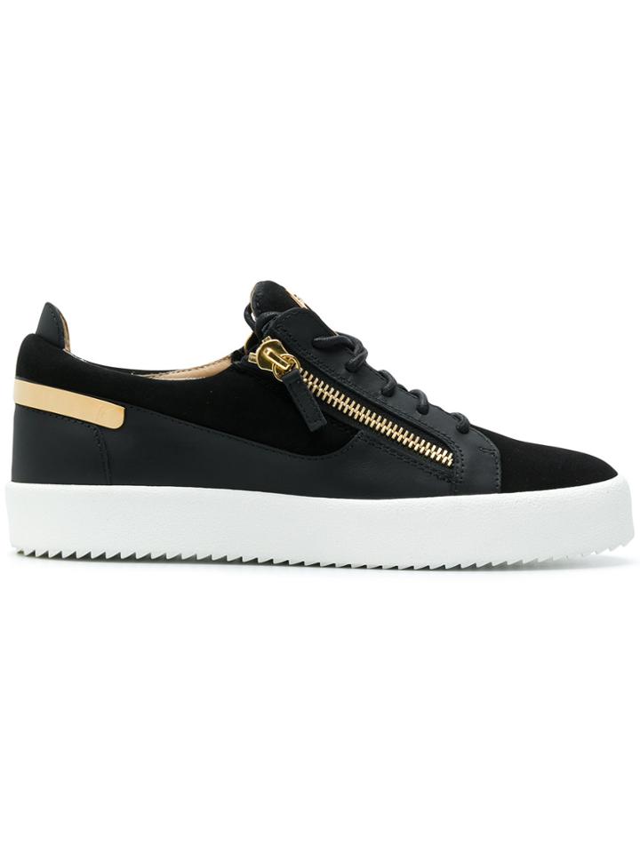 Giuseppe Zanotti Design Flat Sole Trainers - Black