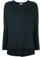 Vince Layered Sweater, Women's, Size: Medium, Black, Silk/cashmere/wool
