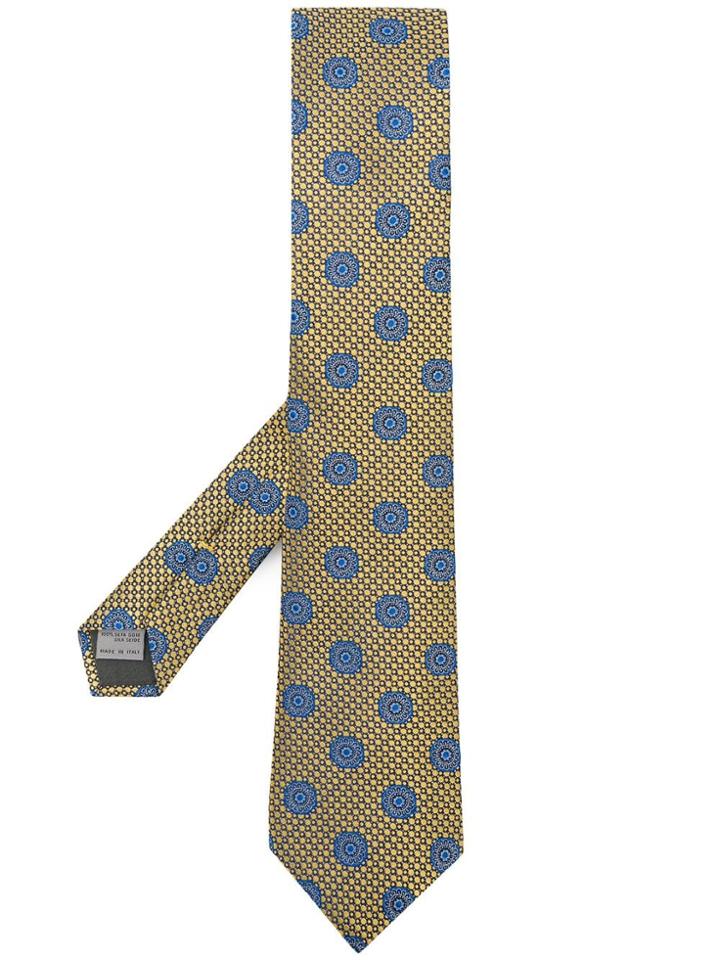 Canali Floral Tie - Yellow