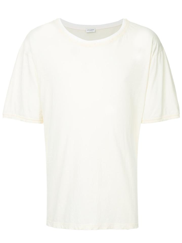 Saint Laurent Classic Short-sleeve T-shirt - White