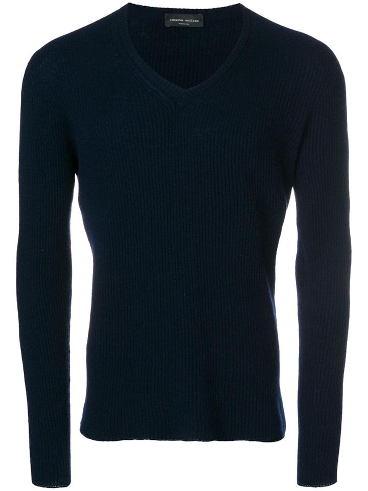 Roberto Collina Cashmere Sweater - Blue