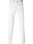 Pt01 Tinto Super Slim Chinos, Men's, Size: 52, White, Cotton/spandex/elastane