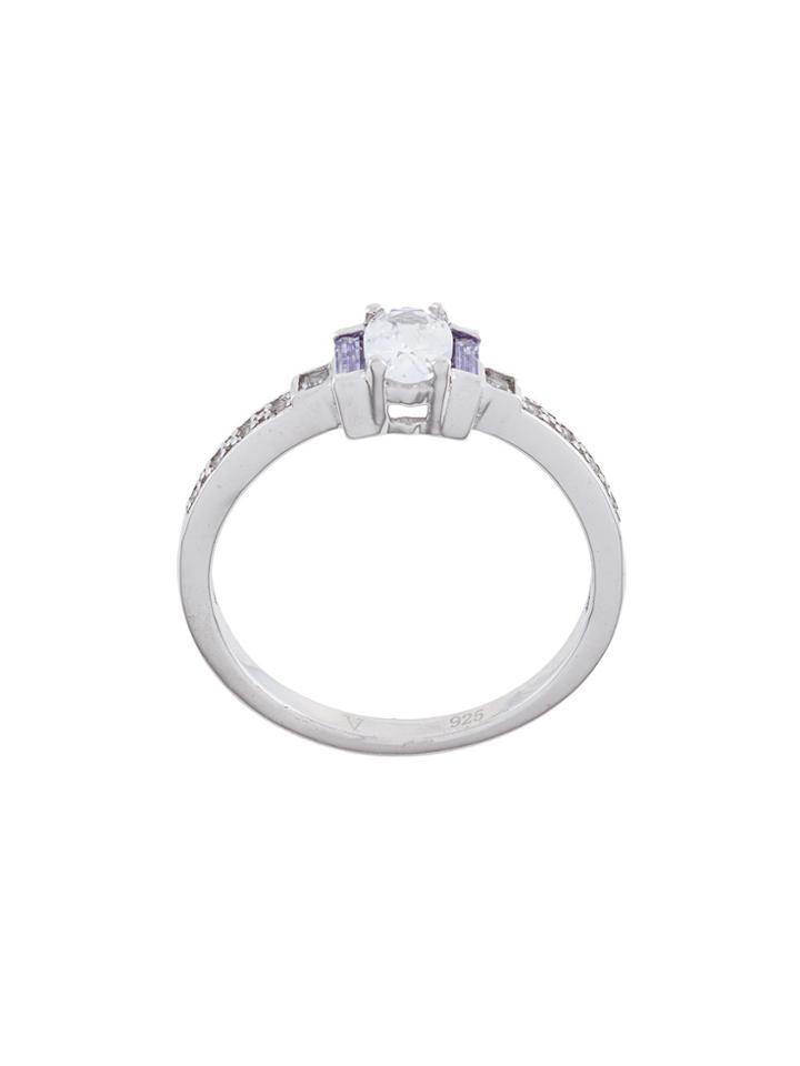 V Jewellery Joan Lavender Ring - Grey