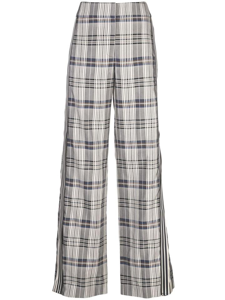 Monse Plaid Trousers - Grey