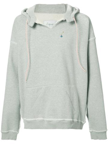 L'equip - Reversible Hooded Sweatshirt - Men - Cotton - L, Grey, Cotton