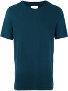 Folk Contrast Sleeve T-shirt, Men's, Size: 3, Blue, Cotton