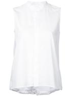 08sircus Band Collar Shirt, Women's, Size: 36, White, Cotton