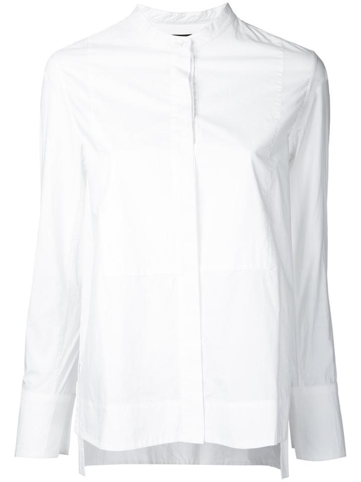 Bassike - Boxy Tailored Shirt - Women - Cotton - 6, White, Cotton