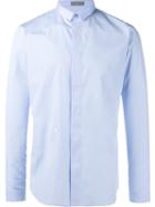 Dior Homme Classic Shirt, Men's, Size: 43, Blue, Cotton