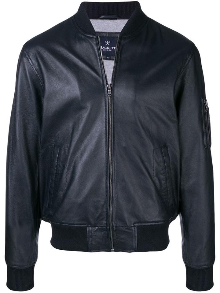 Hackett Nappa Bomber - Blue