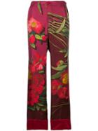 F.r.s For Restless Sleepers Floral Print Trousers - Pink & Purple