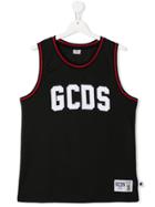 Gcds Kids Teen Logo Print Tank Top - Black