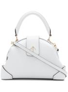 Manu Atelier Demi Small Tote Bag - White