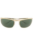 Ray-ban Square Frame Sunglasses - Gold