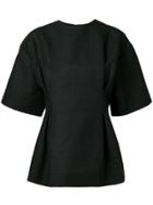 Toteme Short Sleeve Blouse - Black
