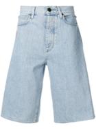 Calvin Klein Jeans Est. 1978 Side Print Denim Shorts - Blue
