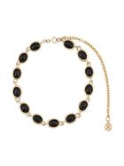 Givenchy Pre-owned Gem Embellished Link Necklace - Gold