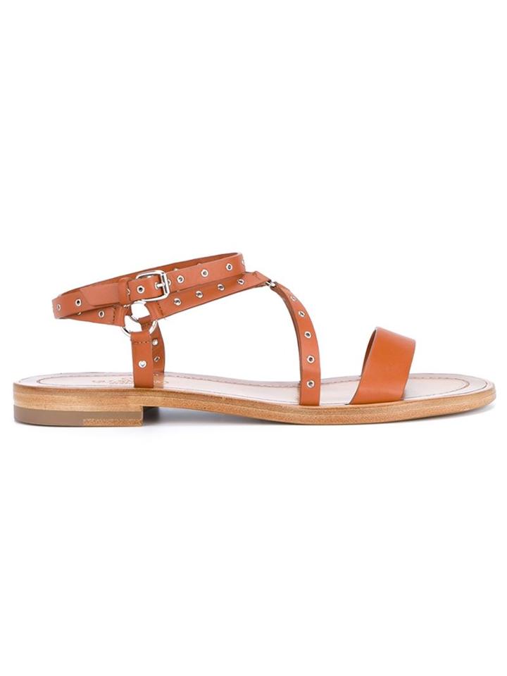 Valentino Garavani Leather Gladiator Sandals