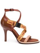 Chloé Veronica High-heeled Sandals - Brown
