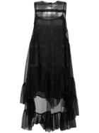 Ainea High-low Hem Dress - Black