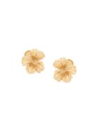 Meadowlark Large Coral Earrings - Metallic