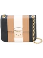 Michael Kors - Foldover Shoulder Bag - Women - Leather - One Size, Black, Leather