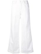 7 For All Mankind Wide Leg Jeans - White