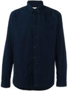 Folk Classic Button Down Shirt, Men's, Size: 5, Blue, Cotton