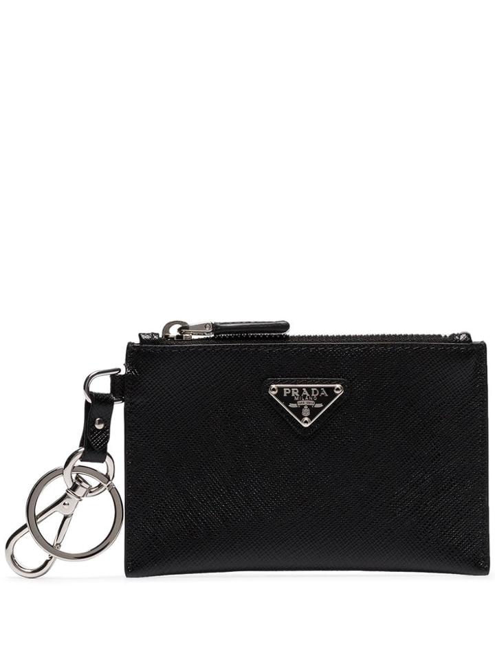 Prada Keychain Coin Purse - Black