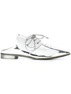 Marsèll Metallic Lace-up Mules