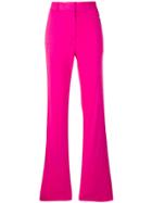 Msgm Flared Style Trousers - Pink