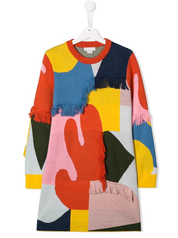 Stella Mccartney Kids Knitted Dress - Yellow