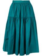 Yves Saint Laurent Pre-owned 1980's Gypsy Skirt - Blue