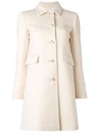 Gucci Single Breasted Coat - Nude & Neutrals