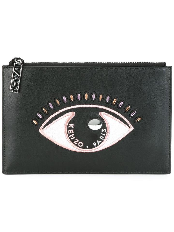 Kenzo 'eye' Clutch, Women's, Black
