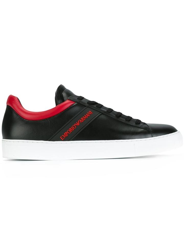 Emporio Armani Logo Print Sneakers
