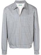 Kenzo Checked Shirt Jacket - Nude & Neutrals