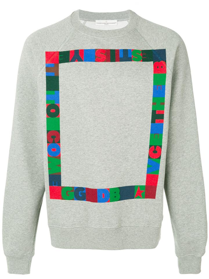 Golden Goose Deluxe Brand Pixel Printed Sweatshirt - Grey