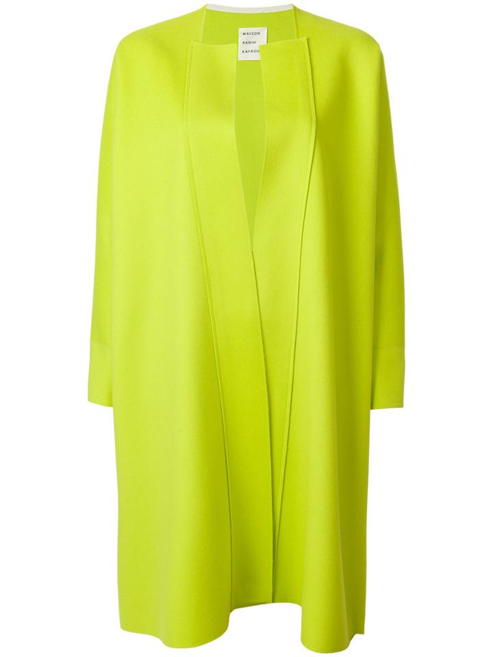Maison Rabih Kayrouz Tailored Fitted Coat - Green