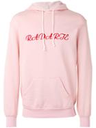 Rodarte - Embroidered Oversized Hoodie - Unisex - Cotton/polyester - L, Pink/purple, Cotton/polyester
