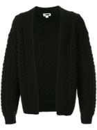 H Beauty & Youth Cable Knit Cardigan - Black