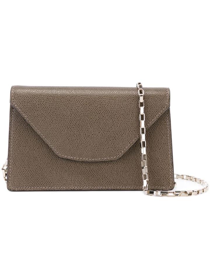 Valextra Mini 'iside Chain' Crossbody Bag, Women's, Brown
