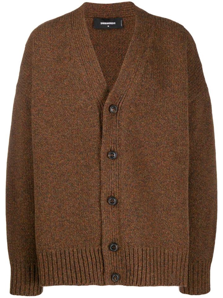 Dsquared2 Knit Cardigan - Brown