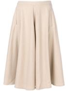 Bellerose Flared Midi Skirt - Nude & Neutrals